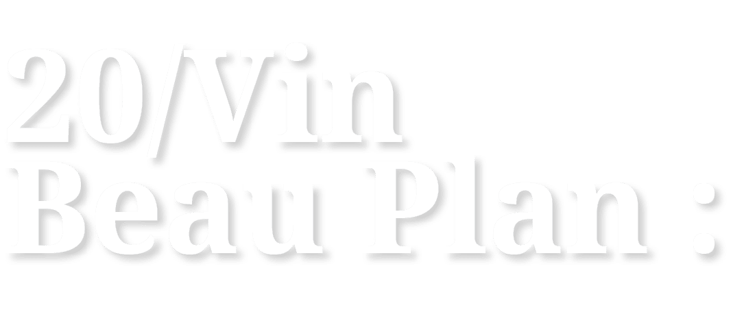 20 Vin Beau Plan : 