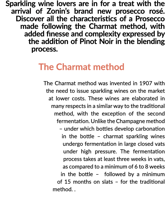 Sparkling wine lovers are in for a treat with the arrival of Zonin s brand new prosecco rosé  Discover all the charac   